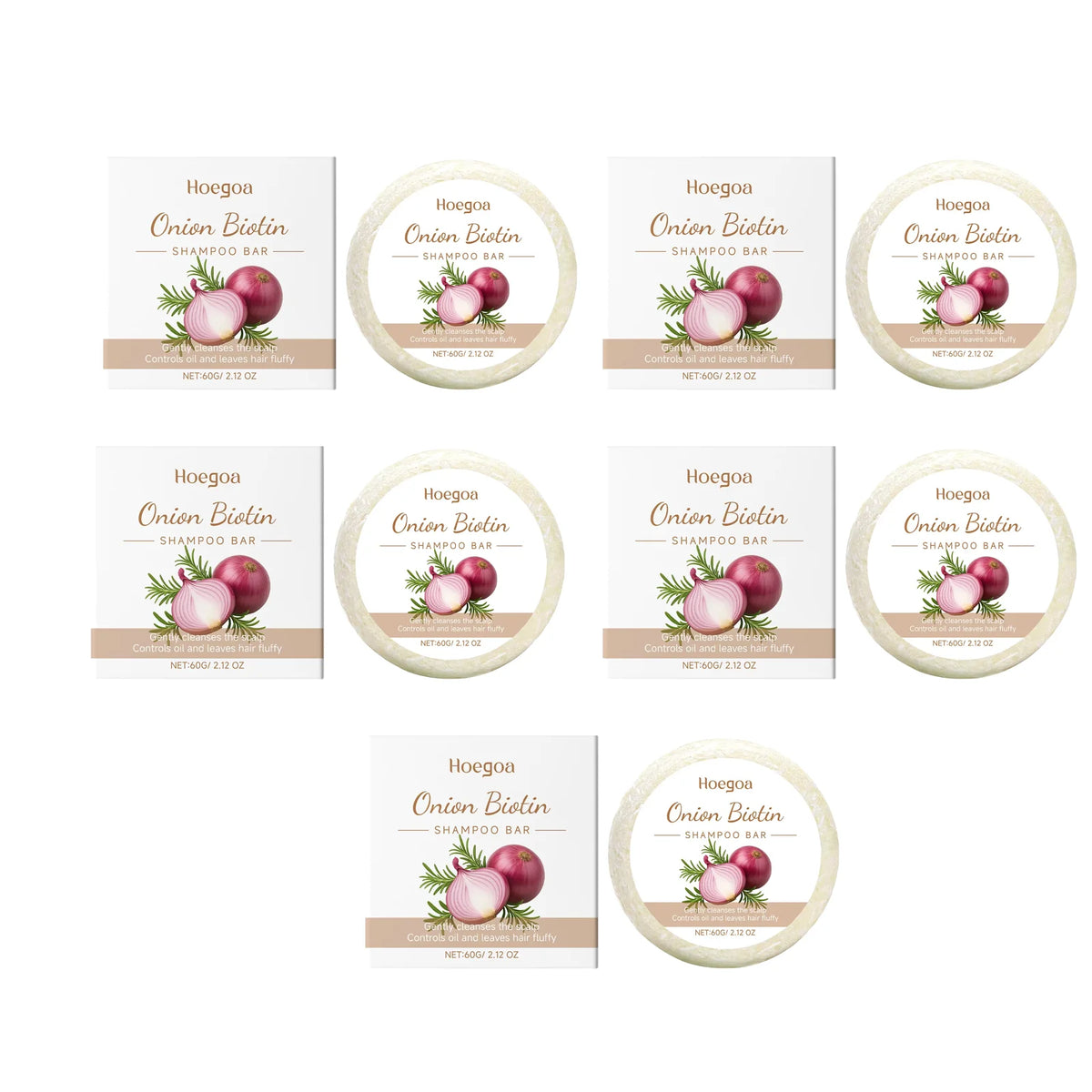 Onion Biotin Shampoo Soap Rosemary Gentle Cleansing Nourish Scalp Hair Growth Anti Loss Moisturizing Smooth For All Hair Types