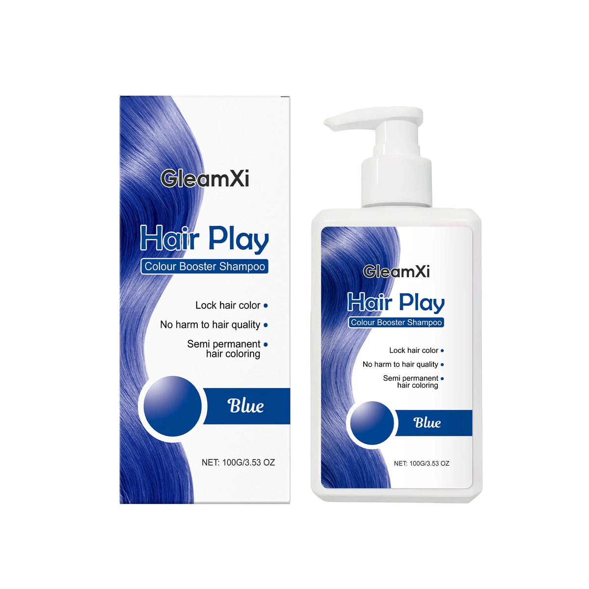 Gray Hair Shampoo 4colors- Color Locking, Moisturizing, Smooth Hair, Lightweight, Even Coloring, Trendy and Fashionable