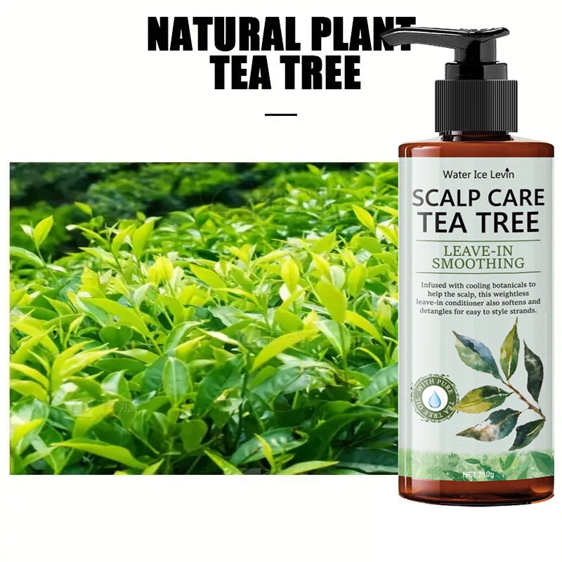 250g Tea Tree Conditioner, Super Fluffy, Moisturizing, Refreshing, Smooth Hair Care for Dry Hair, Long-Lasting Fragrance - Moisturizing and Nourishing - a Summer Essential