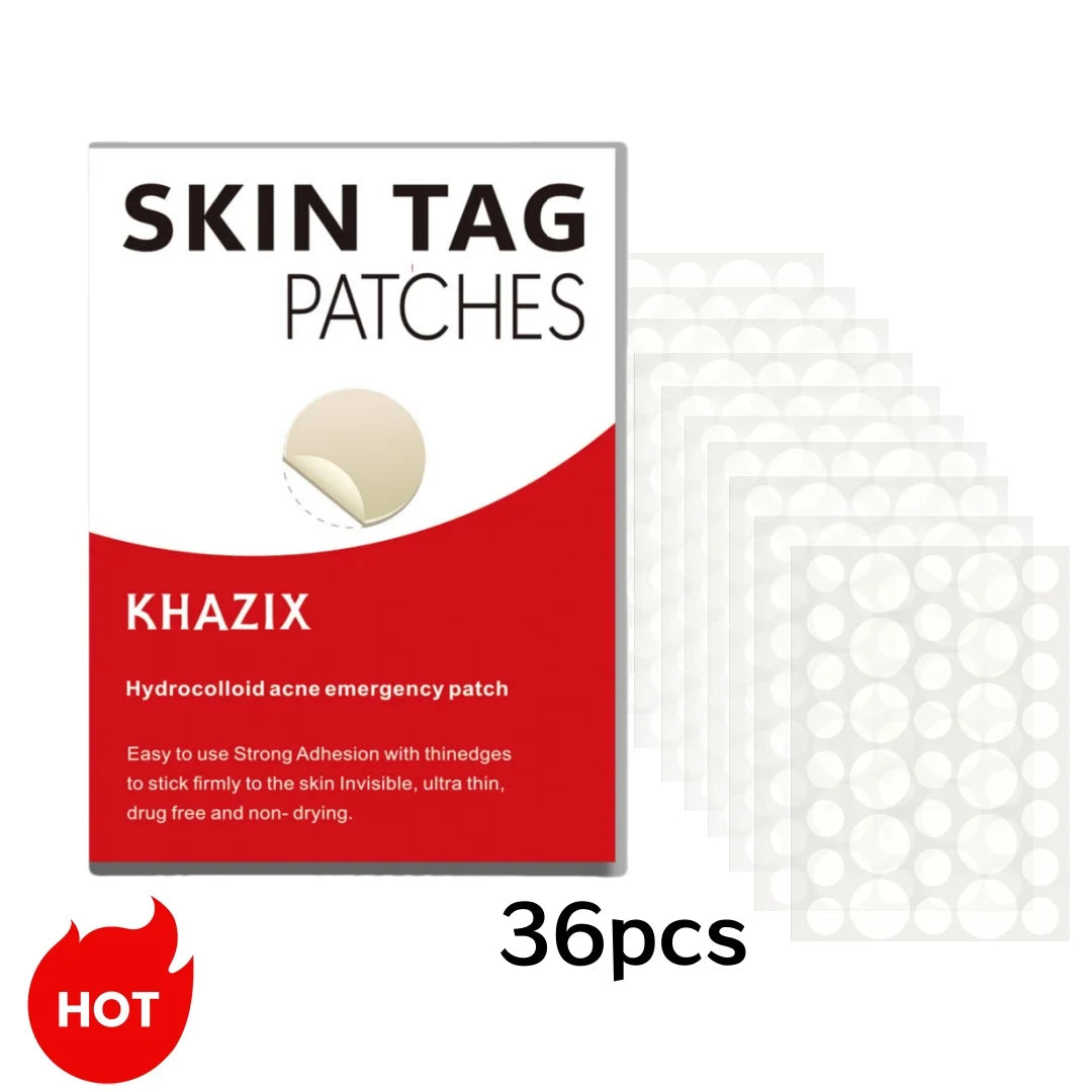 36pcs Hydrocolloid Acne Patches - Absorb Pus & Oil, Reduce Redness, Invisible Fit for All-Day Wear.