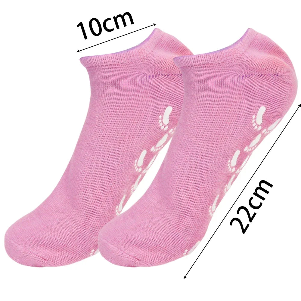 Silicone Moisturizing Mask Socks Reusable Exfoliating Anti Crack Protective Gloves Dry Dead Skin Remover Tools Hand Foot Care