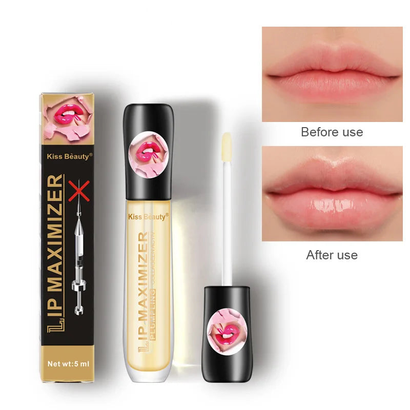 Fast Volumising Lip Plumper Serum Sexy Lip Oil Gloss Increase Lip Elasticity Reduce Fine Lines Brighten Moisturizing Lip Care