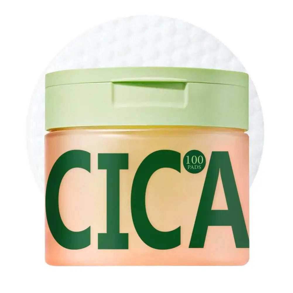 Korean Centella Asiatica 100pcs Soaked Polishing Cotton Pads & NAD+ Anti-Aging Cream, Skin Rejuvenation, Enhance Skin Elasticity