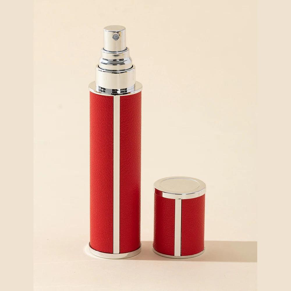 1PC Leakproof 10ml Travel Perfume Atomizer - Portable, Replenishable mini Cologne Dispenser, Glass Inner Bottle