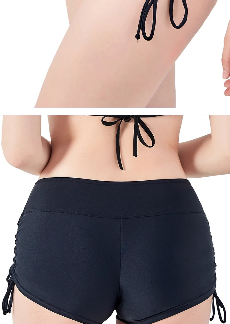 Girls Menstrual Swim Bottoms 4-Layer Leakproof Swimwear Waterproof Bikini Beach Pants Summer Swimming Period Panties Boxers