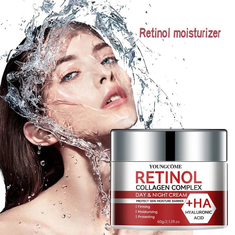 Retinol Collagen Facial Care Moisturizing Cream Deep Hydration  Suitable for dry Aging Face Cream Moisturizing Skin Repair