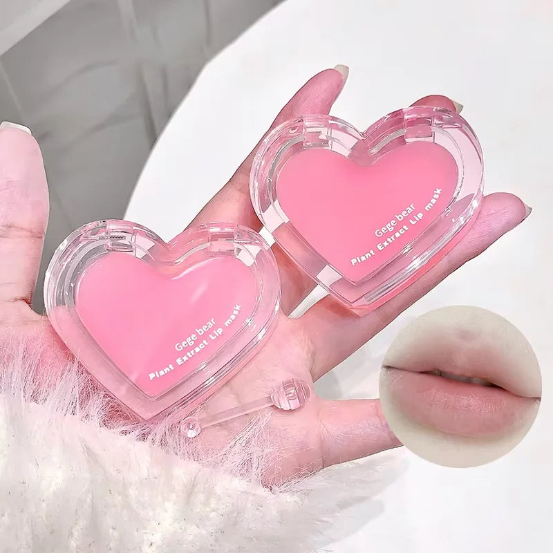 Gege Bear Plant Extract Lip Balm Set Moisturizing Lip Balm Lip Gloss Set Moisturizing Colorless Moisturizing
