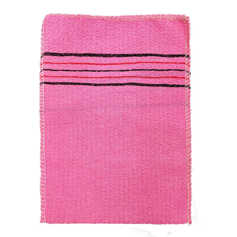 1PC Exfoliating Bath Pad Towel Korean Asian Exfoliating Bath Washcloth Body Scrub Shower Double Sided Exfoliating Cloth Gloves