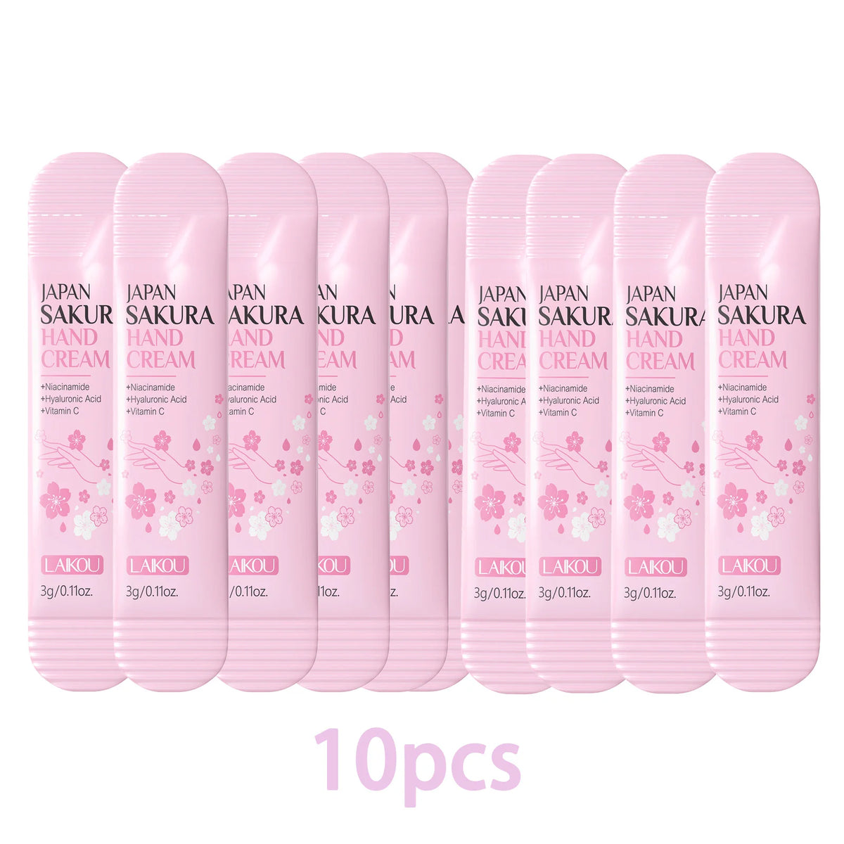 LAIKOU Cherry Blossom Hand Cream Moisturizing Nourishing Brightening Hydrating Hand Lotion Creams Intensive Repair Hand Balm