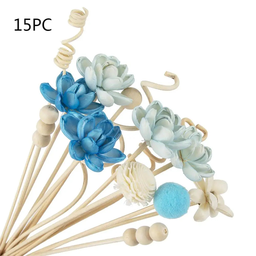 Chrysanthemum Reed Diffuser Sets Artificial Plant Fireless Aroma Vine Combination Desktop Decor Home Fragrance Products