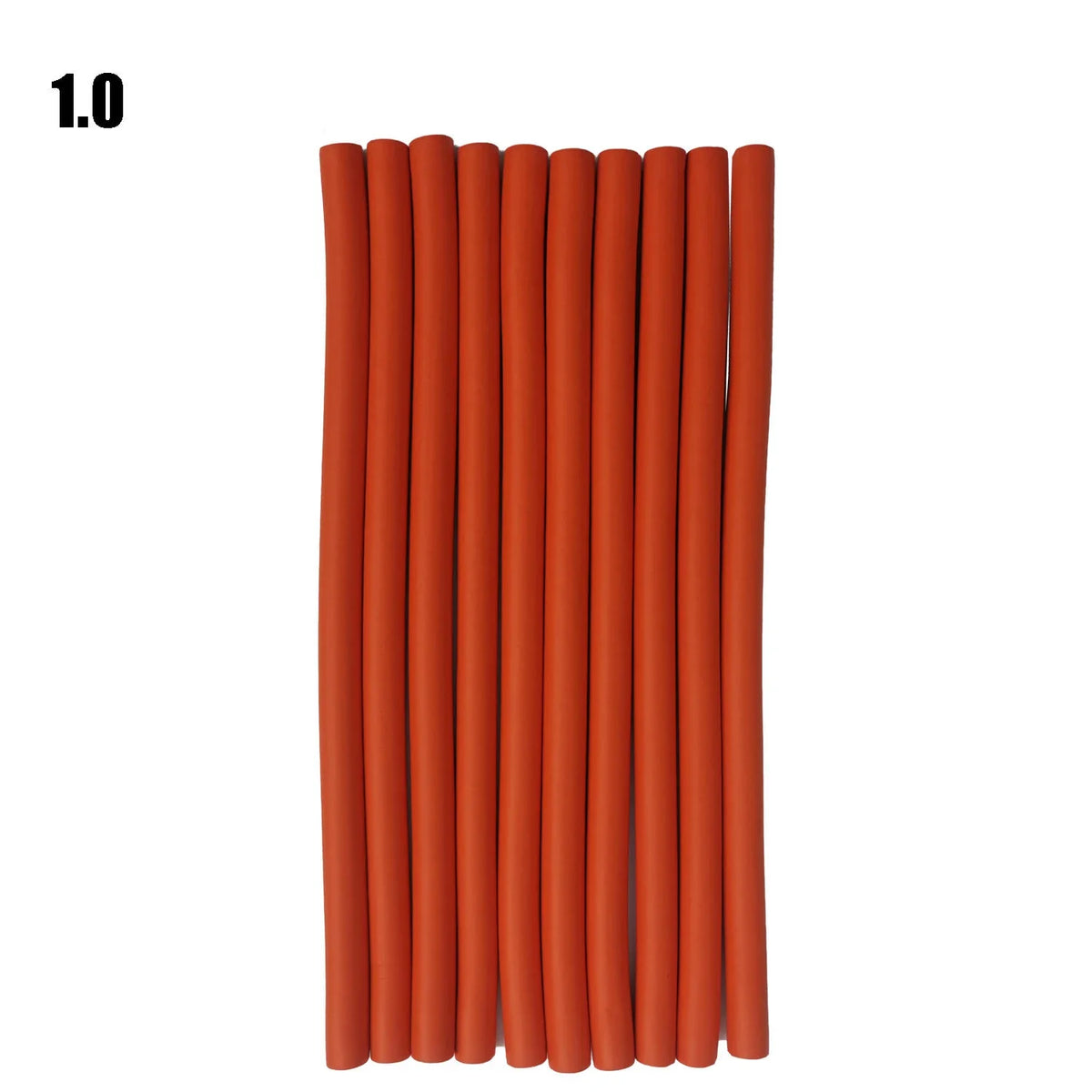 10pcs Flexible Hair Curling Rod Soft  Heatess Hair Curler Makers Foam Bendy Twist Curls Flexi No Heat Rollers Styling Tools