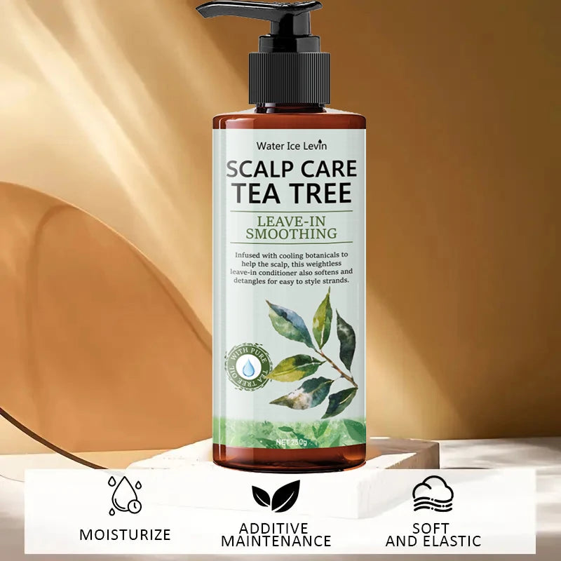 250g Tea Tree Conditioner, Super Fluffy, Moisturizing, Refreshing, Smooth Hair Care for Dry Hair, Long-Lasting Fragrance - Moisturizing and Nourishing - a Summer Essential