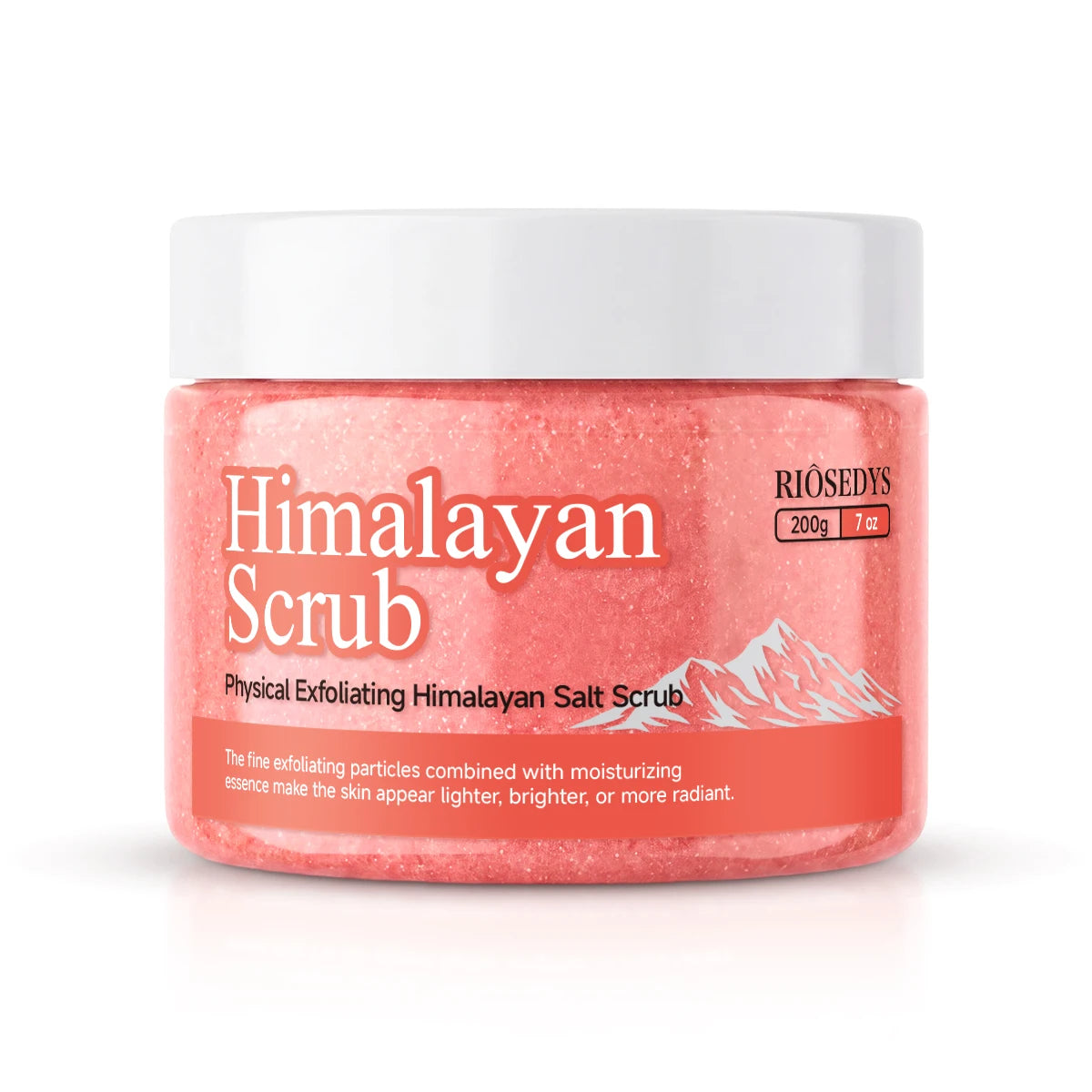 HIMALAYAN SCRUB, Deeply Cleanses, Gently Polishes, Improves Rough Dry Skin, Brightens Dull Skin, Leaves the Entire Body Radiant.