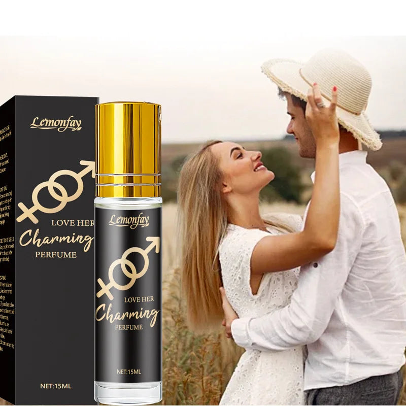 Lemonfay Love Her Charming Perfume Roll-On for Men Pheromone Cologne Long Lasting Fragrance 15ml for Dating