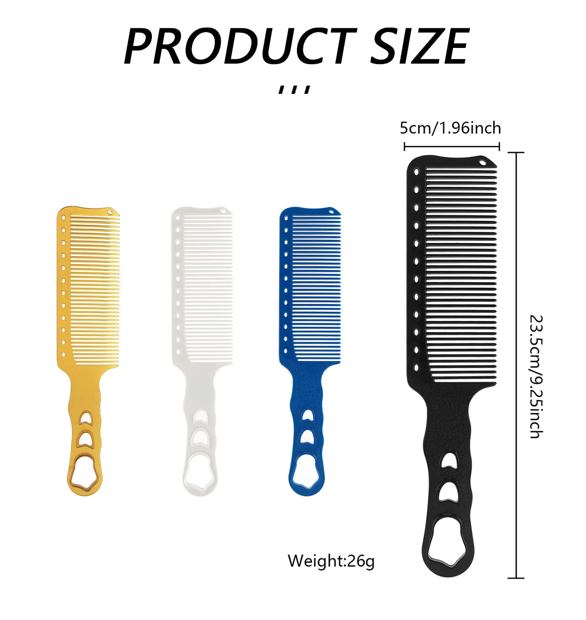 Barber Haircut Comb Hair Trimming Anti Static Comb Hair Salon Hairdressing Comb Wide Tooth Haircut Hair Trimmer Styling Tool