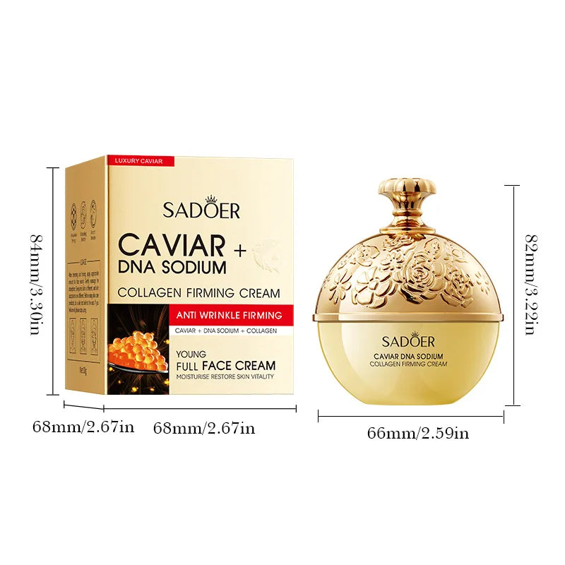 Caviar Firming Face Cream Deep Hydrating Soften Lifting Fine Lines Around Eyes  Area Boost Skin Elasticity Moisturizer Skin Care