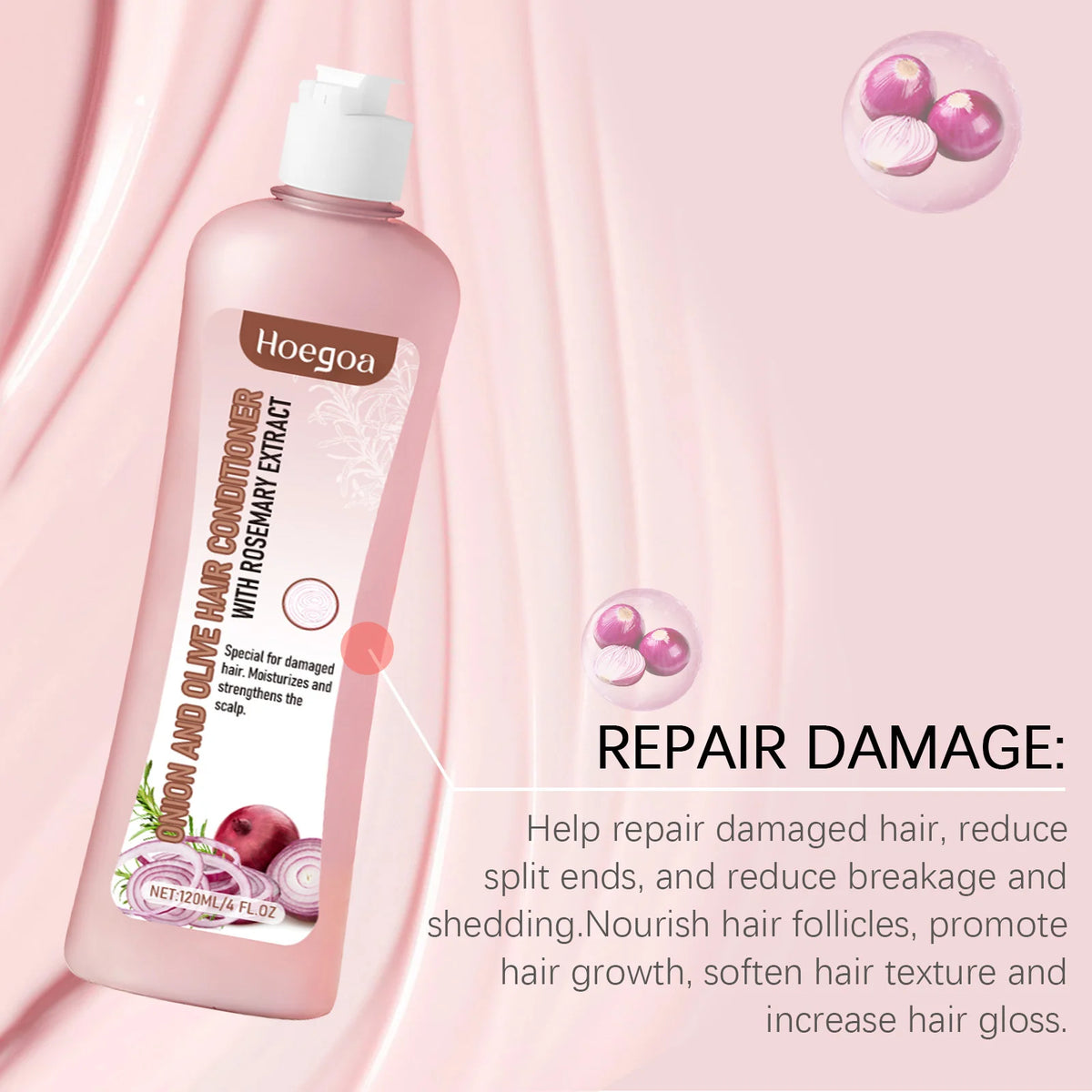 Onion Rosemary Shampoo For Hair Growth Scalp Cleanses Oil Control  Improves Hair Quality Volumizing Hair Strengthen Conditioner