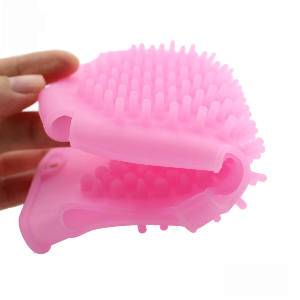 Silicone Bathing Gloves Body Brush Massage Tool Exfoliating Shower Skin Care R Om Color Children Bath Glove Gentle Comfortable
