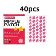 pieces of multi-color star acne patches, facial acne patches, concealer acne patches, and pimples patches, ultra-thin.