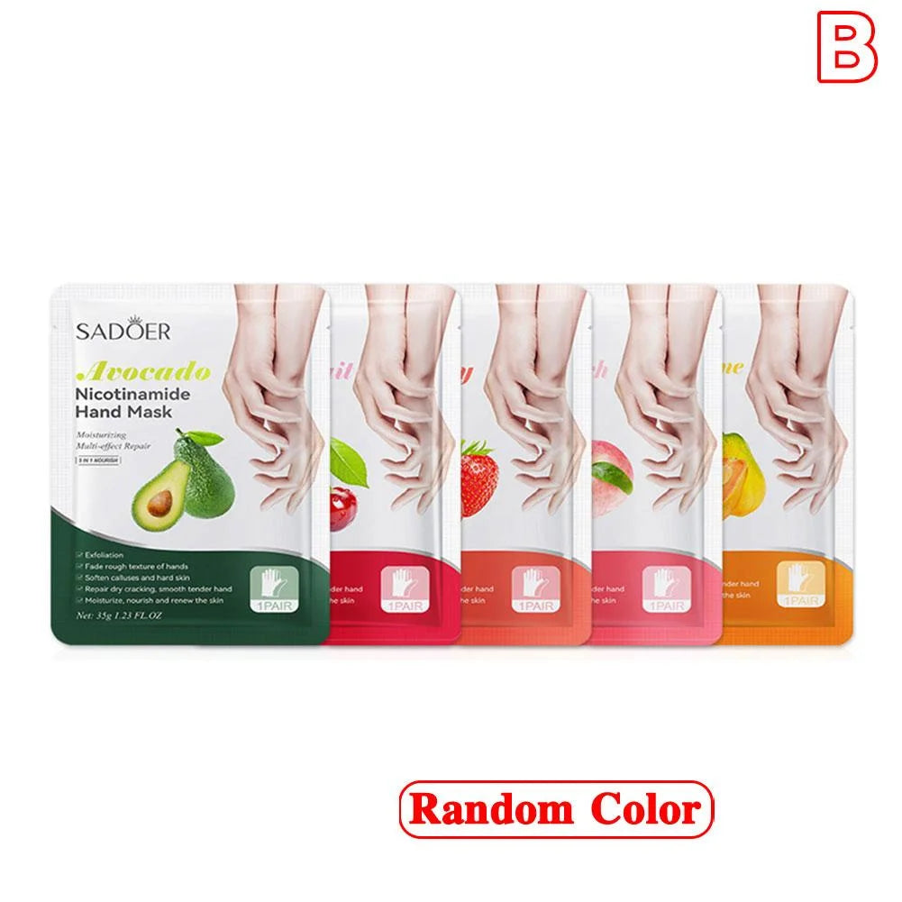 Vitamin E Hand Mask Manuka Honey Nourishing Hydrating Hand Care Film Long-Lasting Moisturizing Soft Smooth Hand Skincare