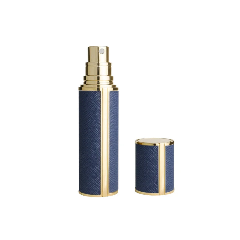 5ML Portable Compact Leather Perfume Bottle Multipurpose Sprayer Refillable Empty Perfume Atomizer for Travel Spray Bottle 1PC