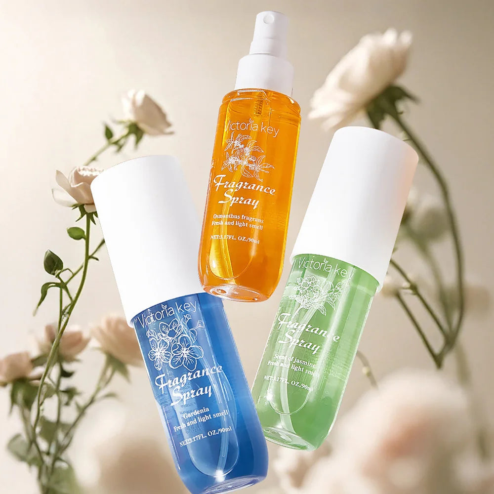 1pcs 90ml Alcohol Free Fragrance Spray Fragrance Of Flowers Scented Air Freshener Apply To Clothing Home Long-Lasting Deodoran
