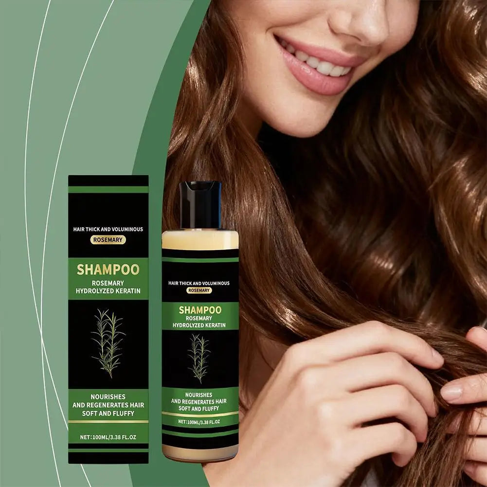 Rosemary Shampoo for Women & Men-Natural Thickening & Strengthening Shampoo with Hydrolyzed Keratin for Thinning Hair Anti Loss