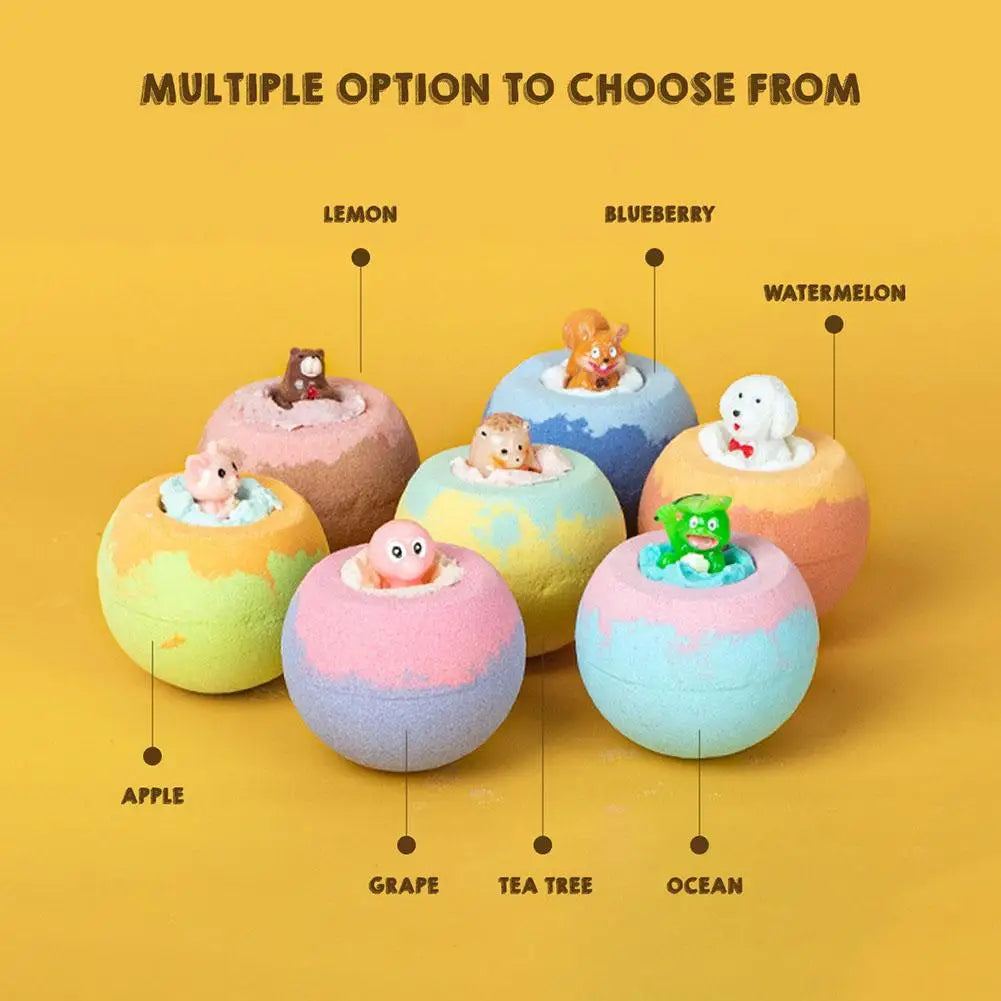 Newly Upgraded 1pcs Surprise Bath Balls Bath Toys Bath Ball Foam Bath Children Bath Ball Mini With Surprise Toy Inside