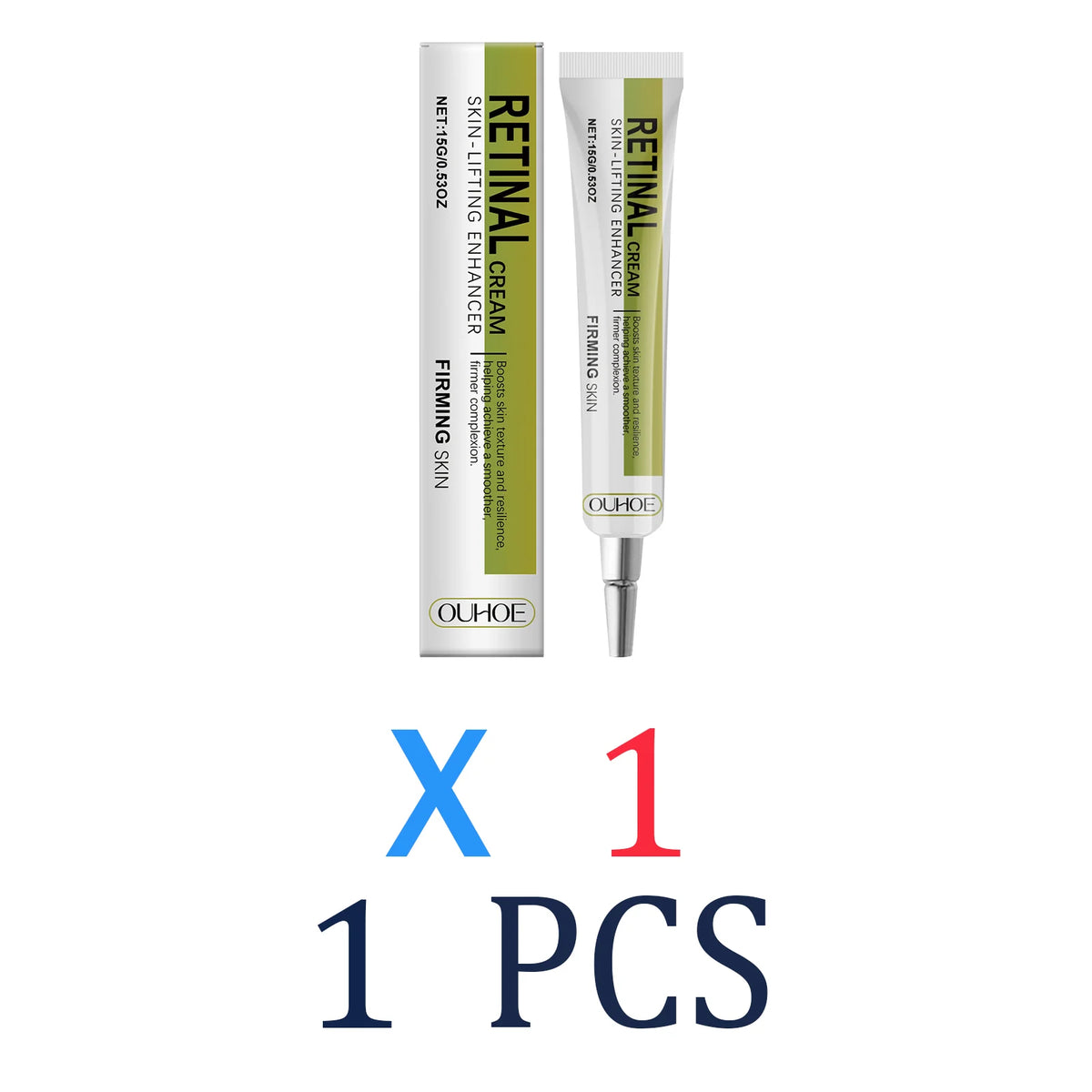 1/2/3/4 Pcs Retinol Face Cream Moisturizing Hydrating Skin Care Gentle Formula for Sensitive Skin Portable Travel Size 15g