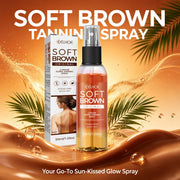 2-Phase Body Tanning Spray Natural Plant Extract Fast Absorption Refresh Non-Greasy Quick Dry Streak-Free Self Tanning Mist For Natural Bronze Glowing Sun-Kissed Skin Summer Beach Moisturizing Tanning
