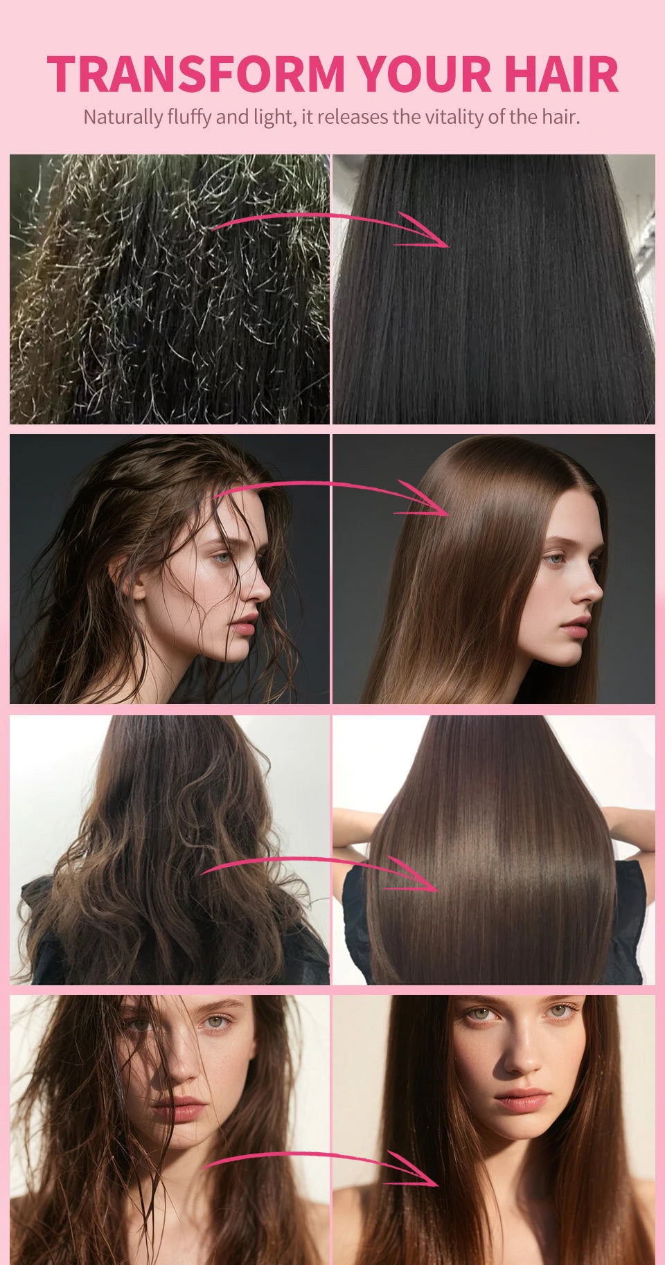 Magical Keratin Conditioner Spray Collagen Repairs Hair Damaged Hair Mask Soft Smooth  Hair Care Spray Moisturize Heat Protectan