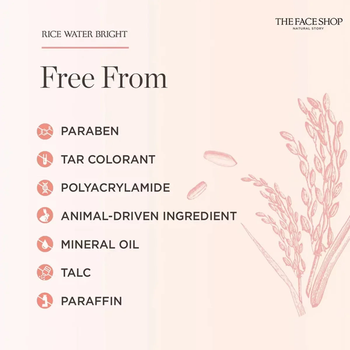 THE FACE SHOP RICE WATER BRIGHT FACE CLEANSER 150g,Luxurious Foam,Nourishing,Moisture-Retaining,Korean Skincare,Korean Makeup
