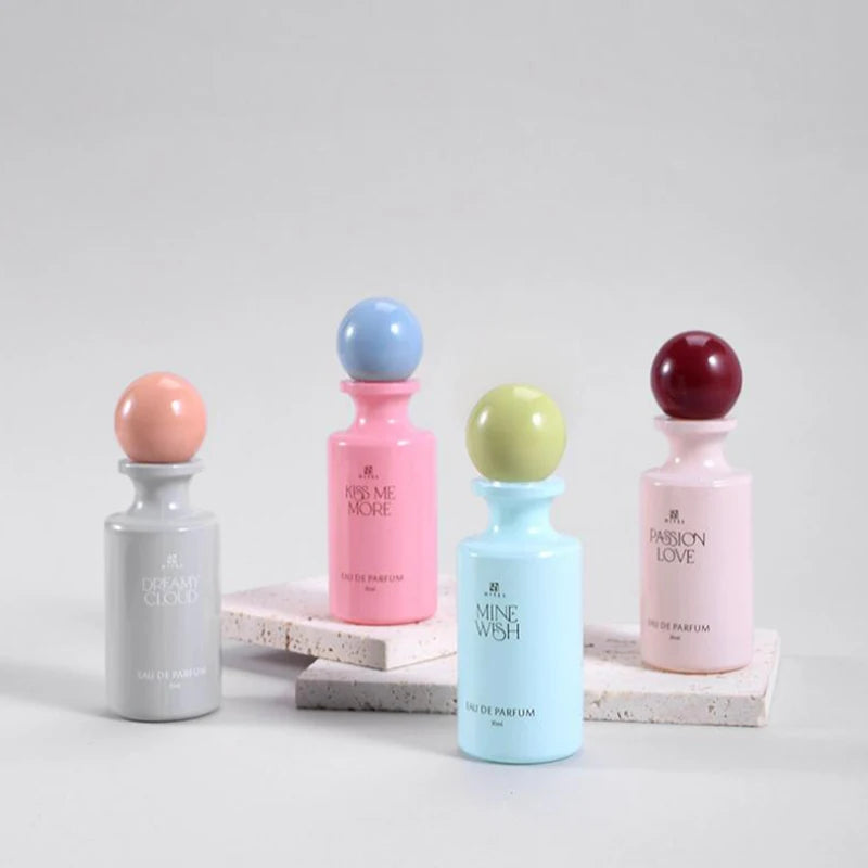 Brand Perfume Gift Set Premium Luxury Perfume Fresh Natural Rose Jasmine Vanilla Eau De Toilette Lasting Alluring Women Perfume