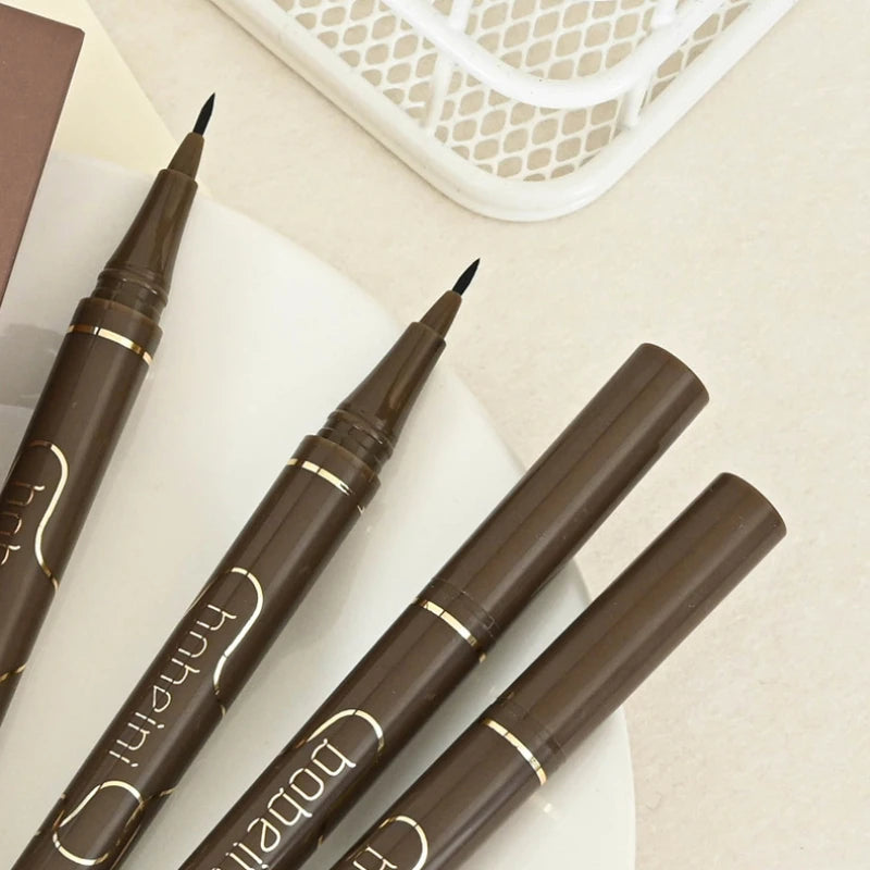 Liquid Eyeliner 0.01mm Super Slim Waterproof Quick Dry Long Lasting Color No Smudging Eyeliner Pencil
