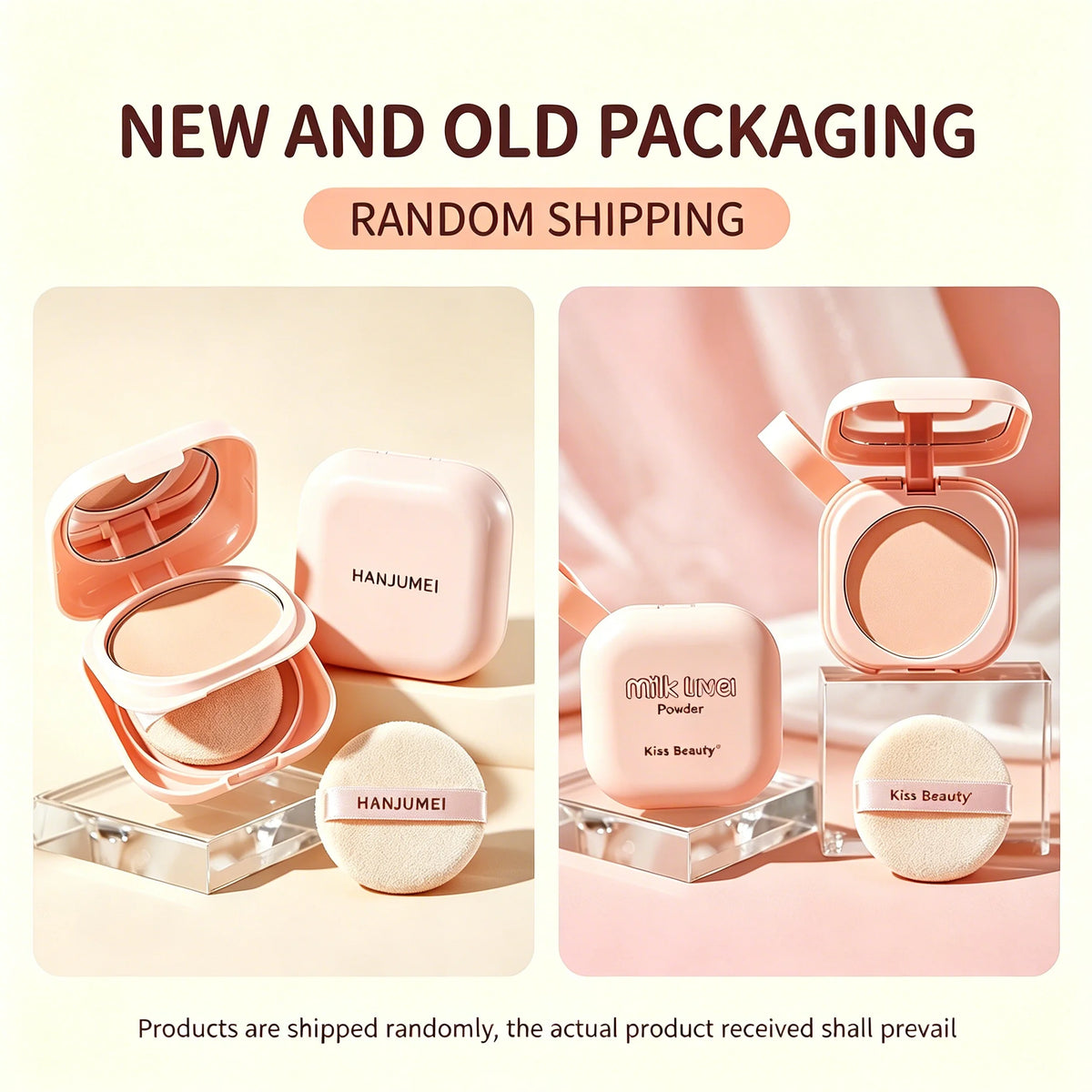 Setting Powder Oil Control Makeup Setting Brightening Skin Tone Setting Powder With Mirror Compact Portable Makeup Powder