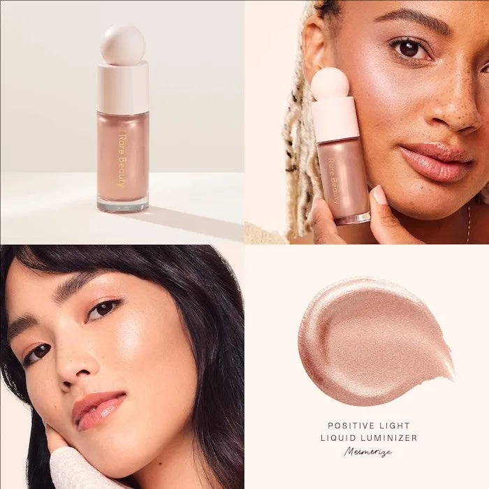 Rare Beauty Original 3D Face Contour Liquid Bronzer Shade Smooth Highlighter Mirror Lasting Natural Waterproof Brighten Makeup
