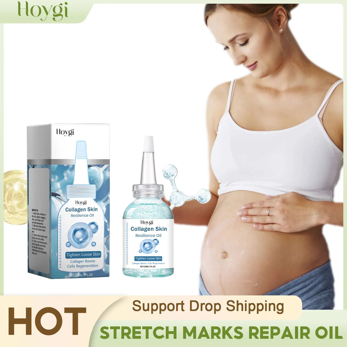 Stretch Mark Removal Oil Skin Care Treatment Anti W-rinkle Lifting Tightening Maternity Scar Postpartum Skin Repair Pregnant Oil