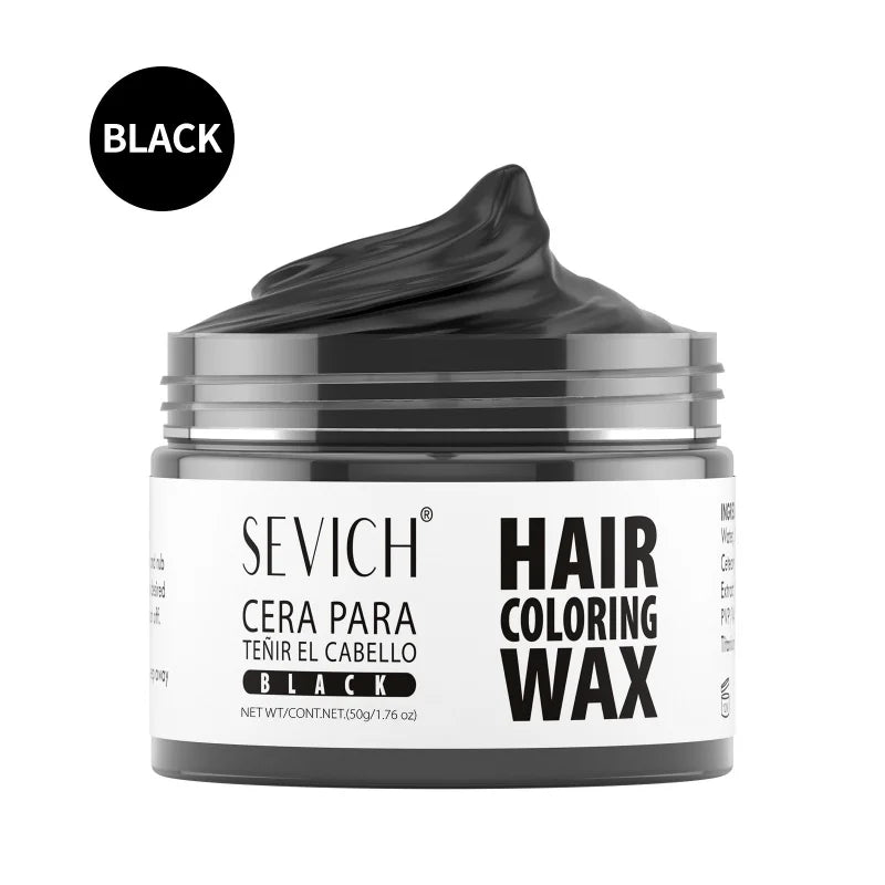 SEVICH Fashion One-Time Hair Color Wax Styling Temporary Dye Cream Gel Mud Pomade For Beards Eyebrow Easy To Wash Hair Dye Wax