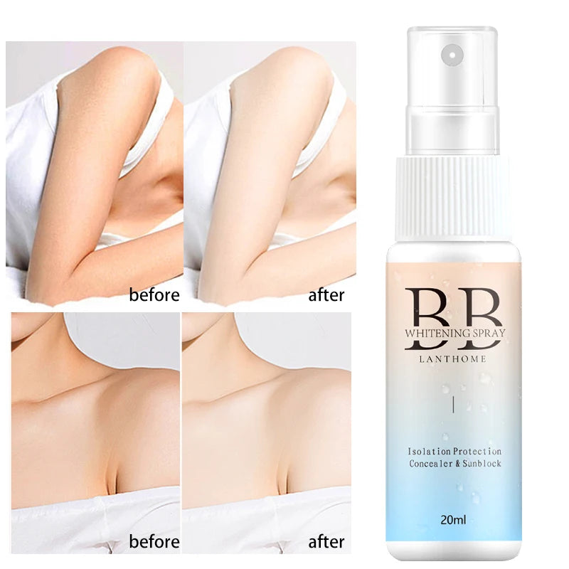 BB Whitening Spray Skin Brightening Moisturizing BB Cream Face Foundation Nourishing Skin Care Beauty Cosmetics