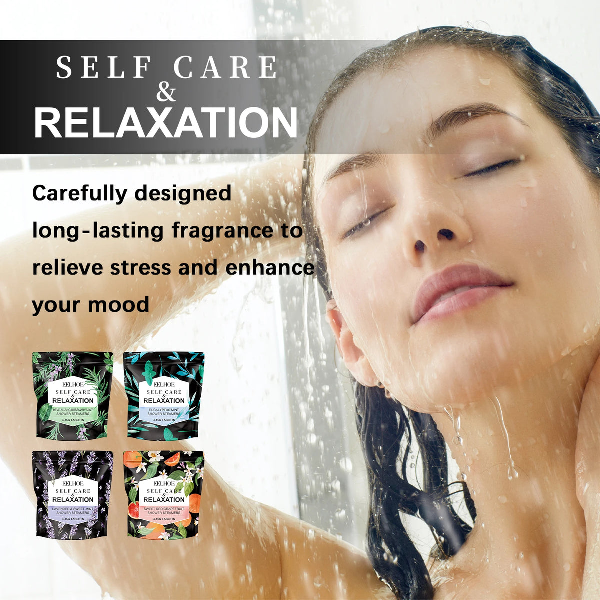 Shower Steamers Set Shower Steamers Aromatherapy Spa Kit Household Self Care Relaxation Lavender Shower Bath Treats Moisturizing