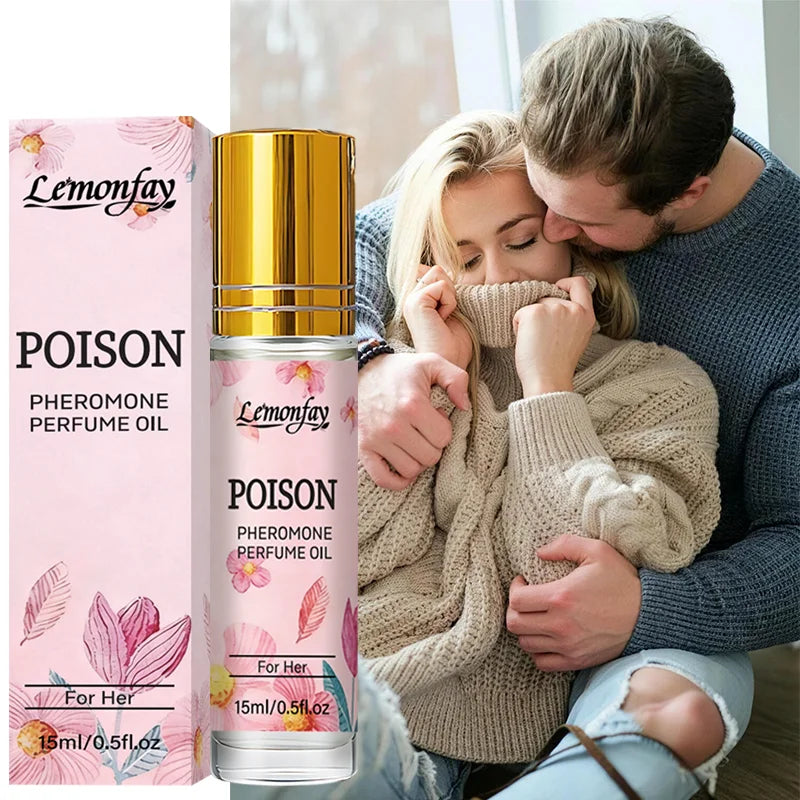 Lemonfay Pheromone Perfume Oil For Her | Alluring Feminine Scent | Long-Lasting Portable Roll-On Fragrance 15ml