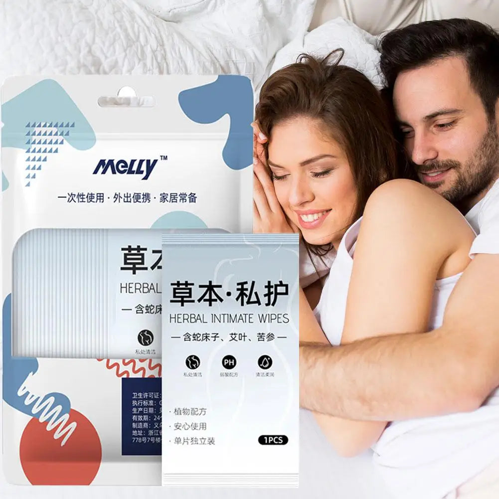 20pcs/bag Feminine Hygiene Care Wipes ultra-lightweight, pH-balanced body and hand cleansing wipes Non-irritant