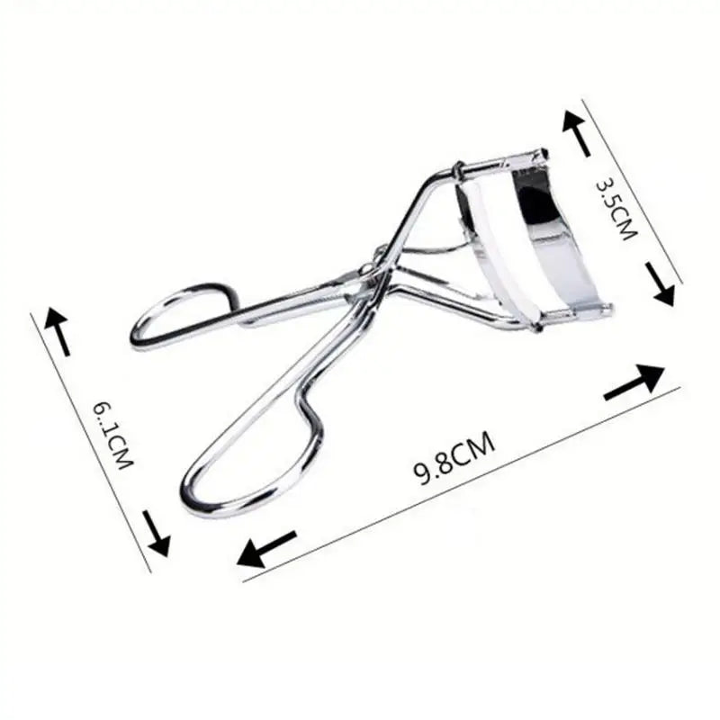 1pc Black/Silver Curling Eyelash Curler Stainless Steel Eyes Makeup Eyelash Curler Clips Curling Eyelashes Cosmetic Beauty Tools