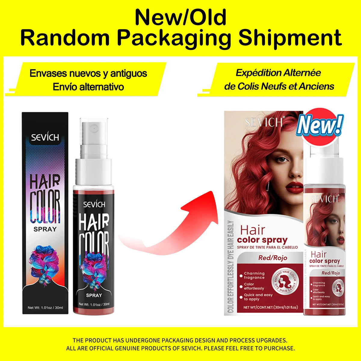 New Hair Color Spray 30ml Temporary Diy Hair Dye Spray Halloween Party Costume Instant Hair Styling Spray Disposable Hair Tools