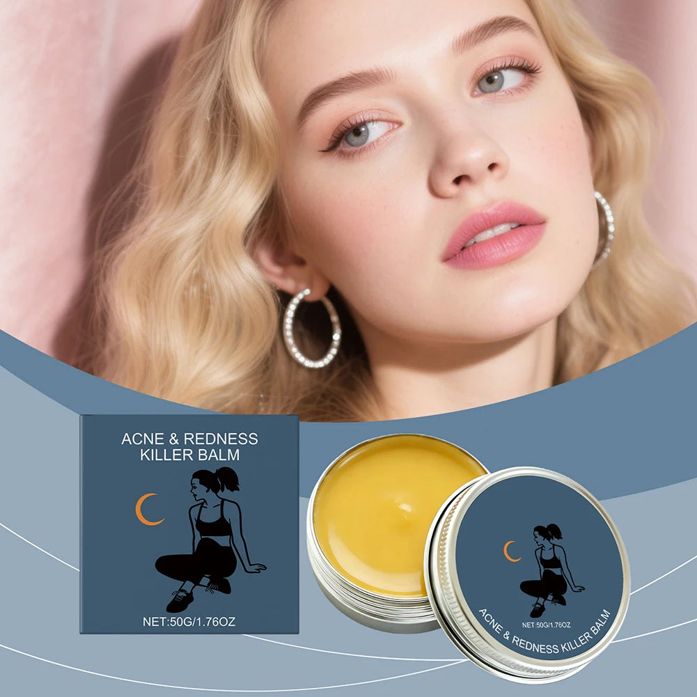 6-in-1 Daily Glow & Moisturize Day Balm, Night Balm & Face Scrub Reduces Acne & Redness, Moisturizing & Repairing Skin Care 50g