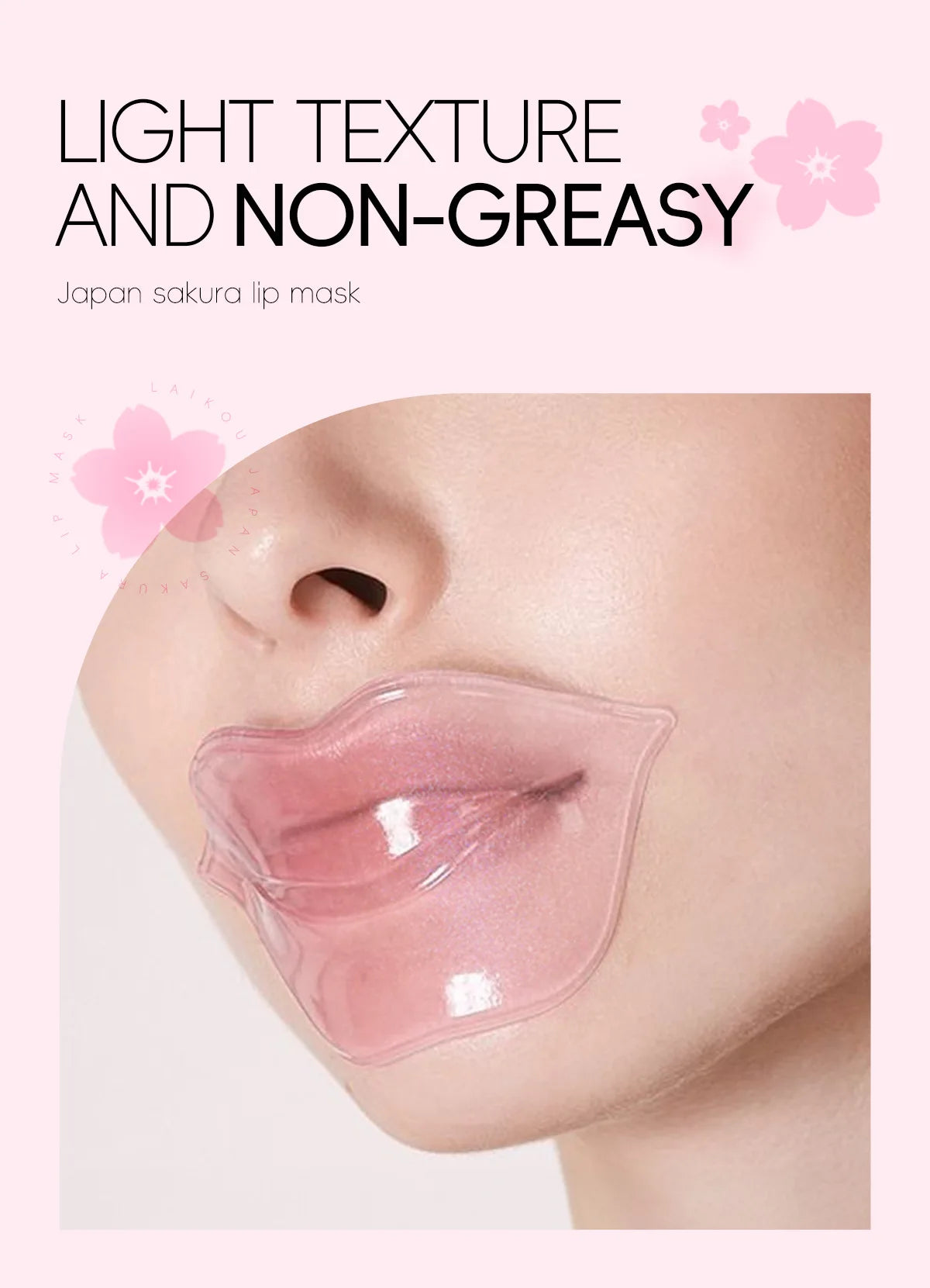 Japan Sakura Collagen Lip Mask Hydrating Plumping Treatment For Dry Lips Repair Gel Pads Night Care Essential