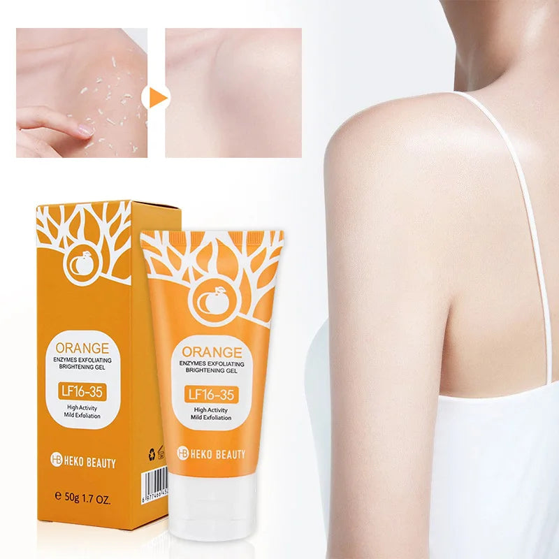 Lf16-35 Orange Exfoliating Gel Gently Cleans Pores Smooth Texture That Reduces Roughness Exfoliates  High Activity Brighten Skin