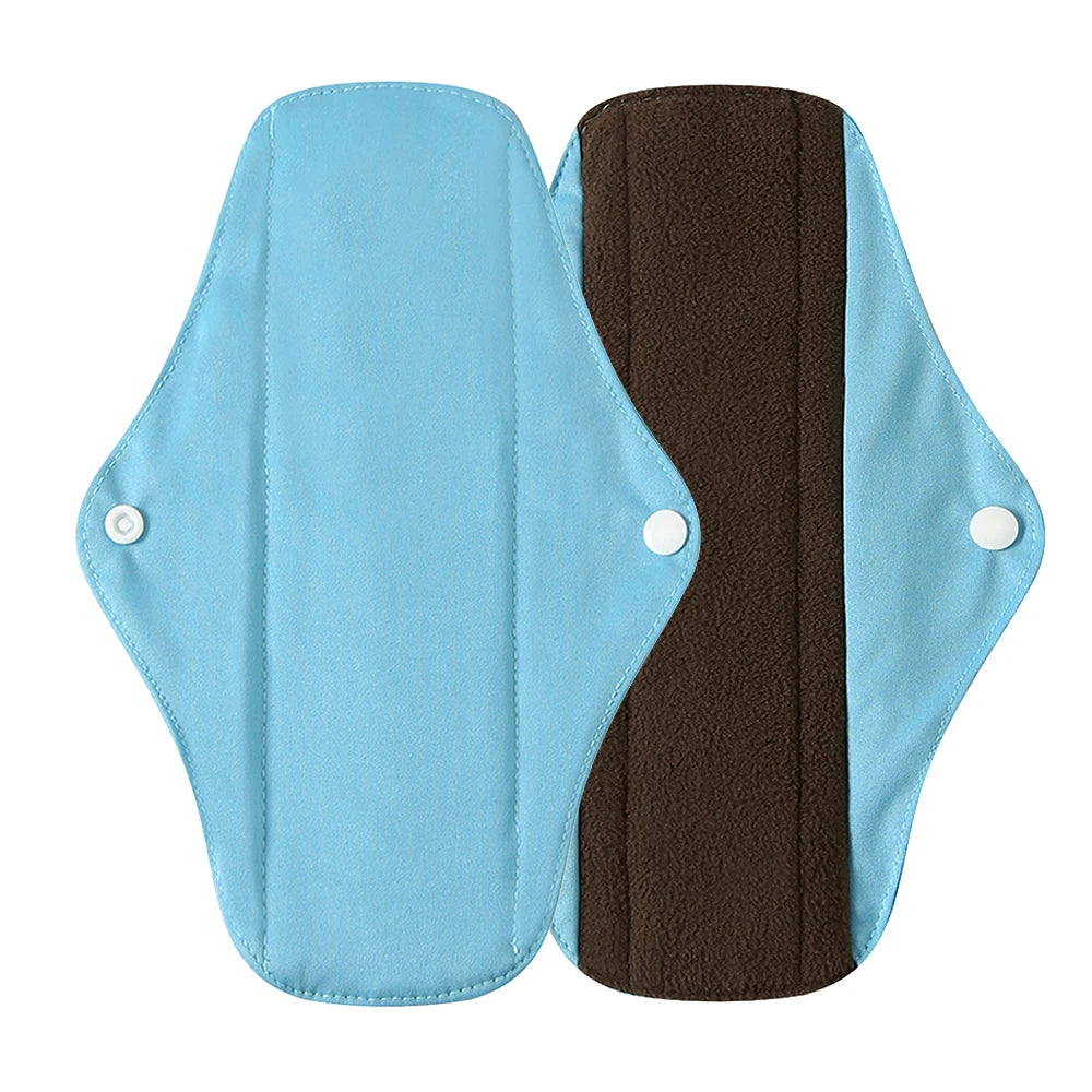 Reusable Organic Cotton Menstrual Pads Sanitary Napkins Washable Menstrual Sanitary Pad Women Cloth Menstrual Pad Period Pads