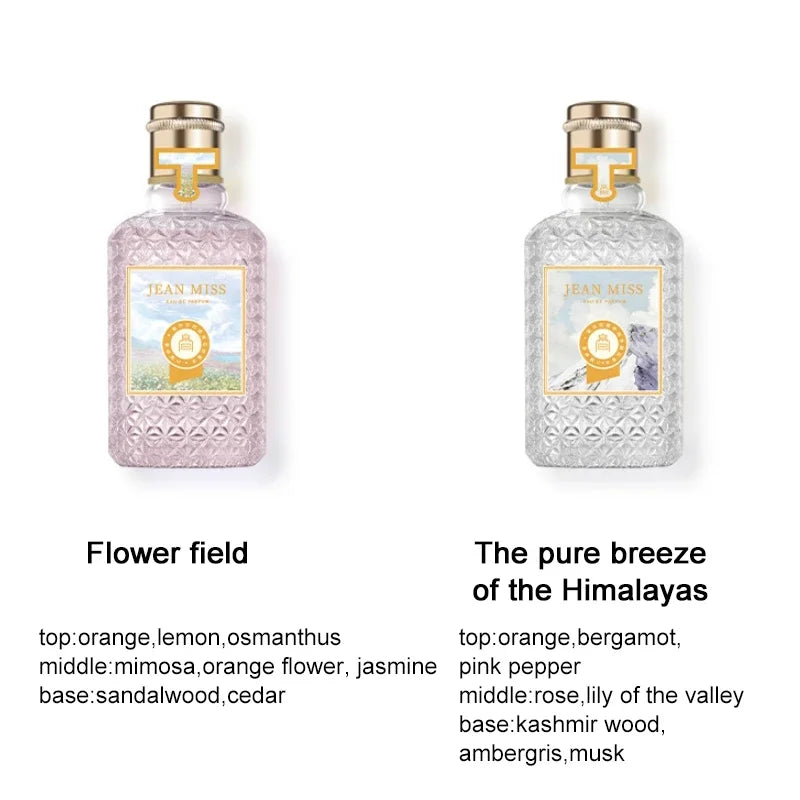 Floral Fruity Citrus Perfume Spray,Orange Basil Women Scent,Rose/Musk/Lemon/Pink Pepper/Patchouli Fragrance Mist,Clean Fresh EDT