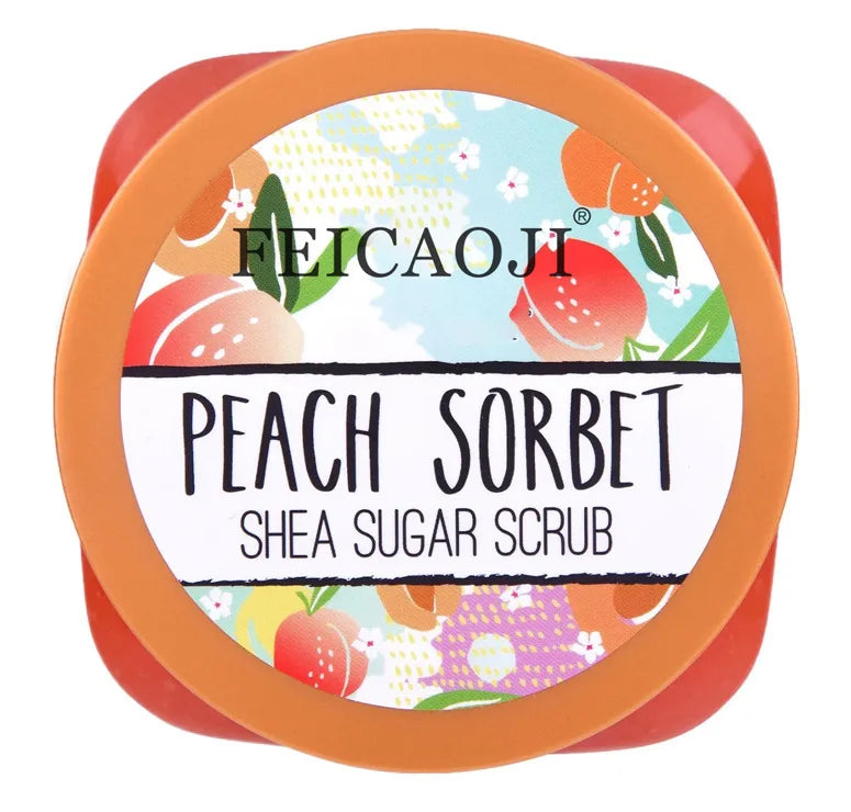 Shea Sugar Body Scrub Coconut Watermelon Rose Alpha Arbutin Hydrating And Exfoliating Scrub for Nourishing Includes Loofah Tool